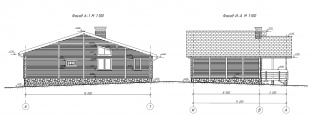 Дом из бруса(200х150)-проект №872