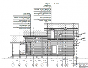 Дом из бруса (200х150) - проект №1073