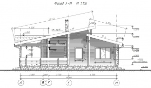 Дом из бруса(200*150)-проект №1000